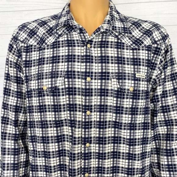 Lucky Brand Snap Button Classic Fit Shirt - Picture 3 of 8
